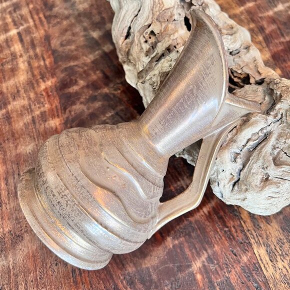 Vintage MCM Savoy Pitcher Vase 24K Brushed - Picture 2 of 7